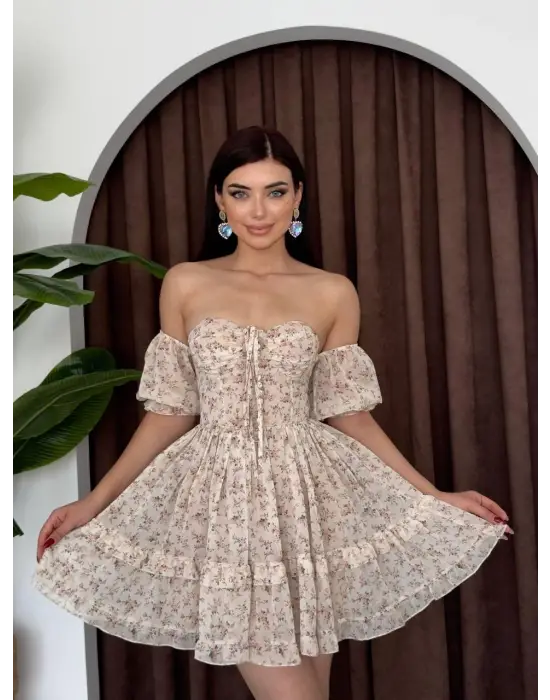 Hans Boyundan Bağlamalı Elbise