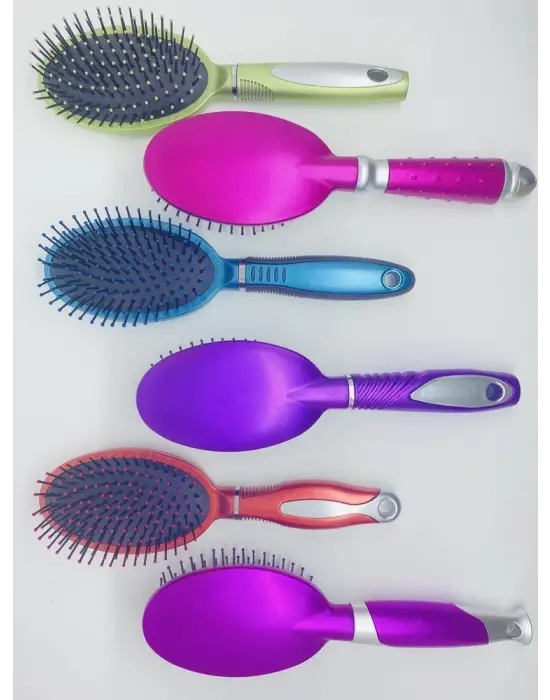 Haowei Oval Renkli Saç Fırçası Tarak