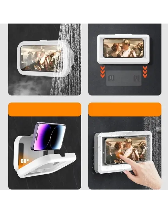 Hareketli Su Geçirmez Telefon Tutucu Stand