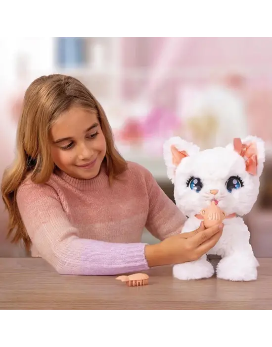 Omarı Hareketli ve Sesli Sevimli Kedicik Bella -Sunman