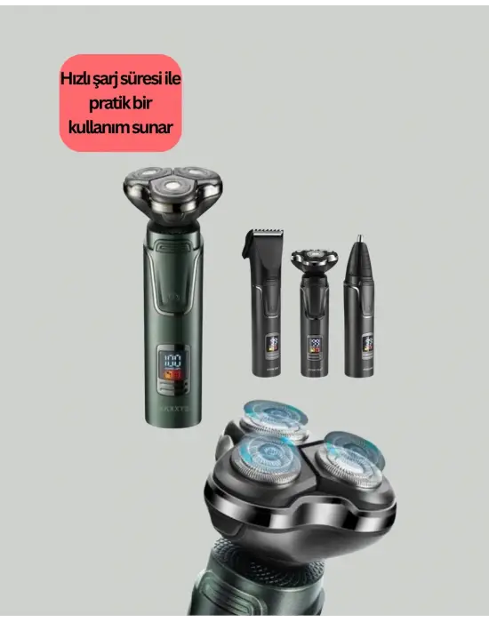 Hassas Bölgeler İçin Çok Fonksiyonlu Tıraş Makinesi