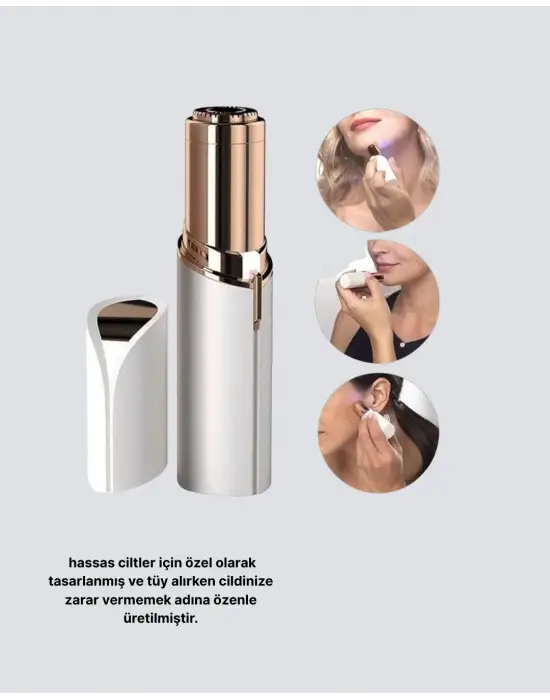 Hassas Ciltler İçin Yüz Epilatörü – Kaş Ve Bıyık