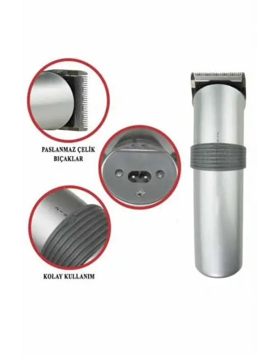 Hassas Ciltlere Özel Saç Sakal Ve Vücut Kuaför Tipi Şarjlı Tıraş Makinesi