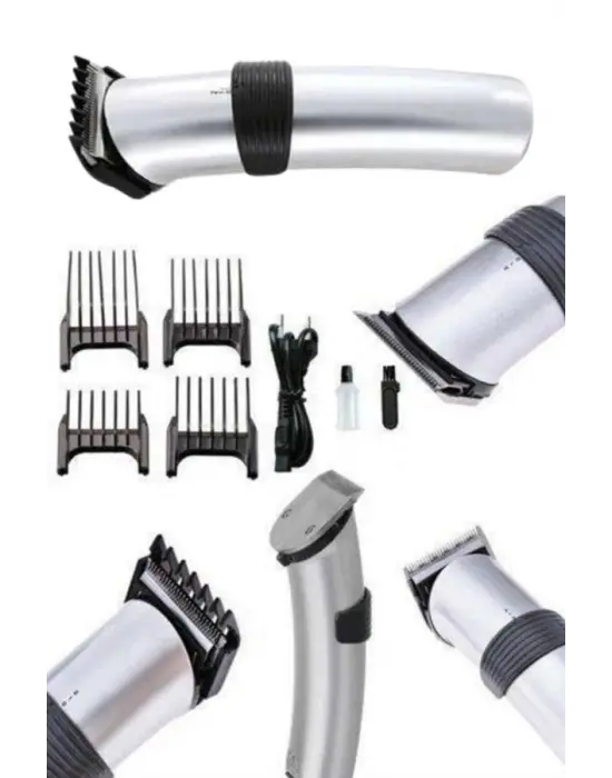 Hassas Ciltlere Özel Saç Sakal Ve Vücut Kuaför Tipi Şarjlı Tıraş Makinesi