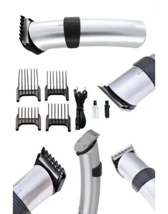 Hassas Ciltlere Özel Saç Sakal Ve Vücut Kuaför Tipi Şarjlı Tıraş Makinesi