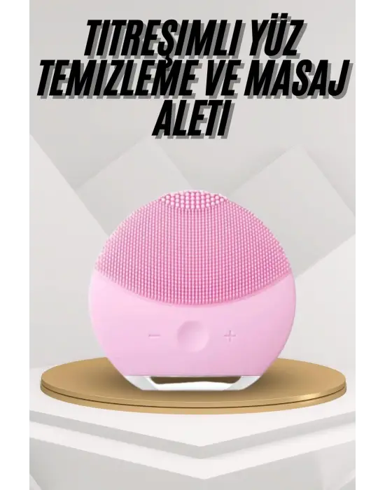 Hassas Ciltlere Özel Titreşimli Yüz Temizleme Ve Masaj Aleti