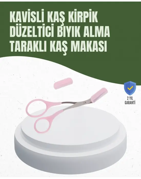 Hassas Kesim İçin Kavisli Yüz Bakım Makası