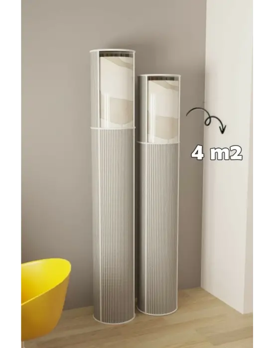 Hava Geçiren Pvc Pencereli , Kapasiteli, Toz Ve Nem Koruyucu Halı Kılıfı Hurcu – 4 M²