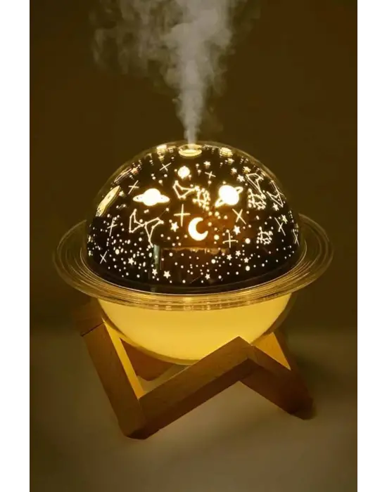 Hava Nemlendirici Masa Ve Gece Lambası Usb Projeksiyon Aromaterapi