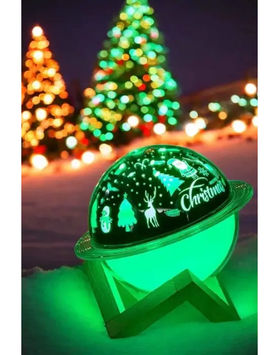 Hava Nemlendirici Masa Ve Gece Lambası Usb Projeksiyon Aromaterapi