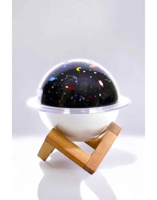 Hava Nemlendirici Masa Ve Gece Lambası Usb Projeksiyon Aromaterapi