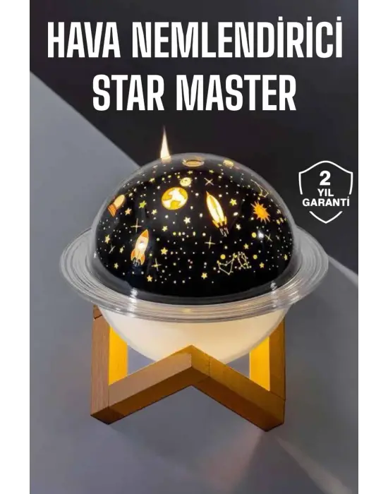 Hava Nemlendirici Projeksiyon Görünümlü Usb Bağlantılı Aromaterapi