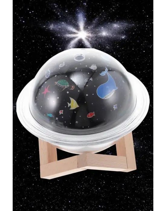 Hava Nemlendirici Projeksiyon Görünümlü Usb Bağlantılı Aromaterapi