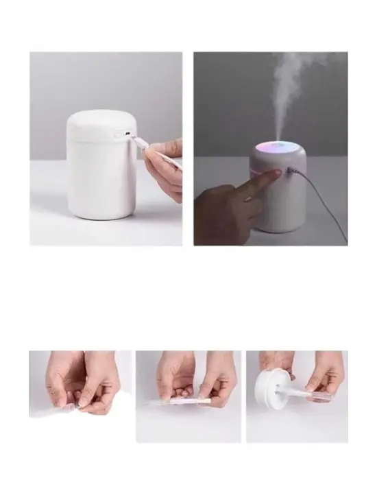 Hava Nemlendirici Ultrasonik Mini Hava Temizleyici Aromaterapi