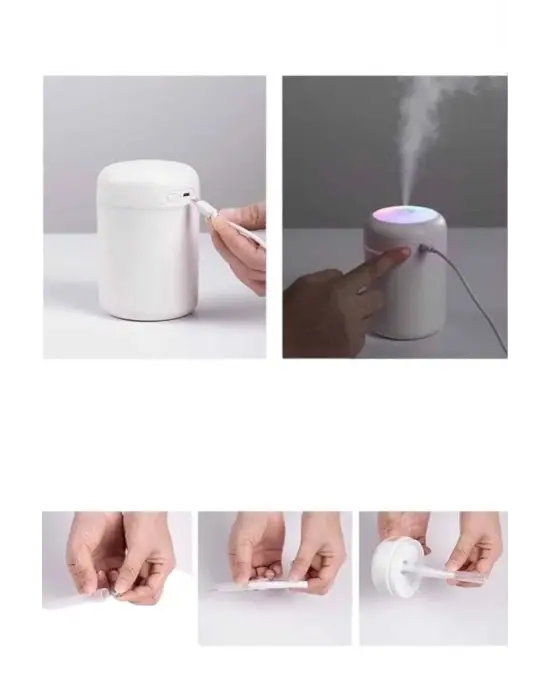 Hava Nemlendirici Ultrasonik Mini Hava Temizleyici Aromaterapi