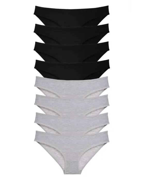 Omarı Süper Eko Set Likralı Kadın Slip Külot