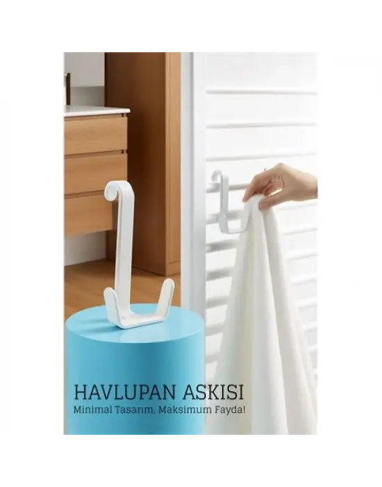 Havlupan Askısı - Pratik Radyatör Üstü Askı Çift Kancalı Tasarım