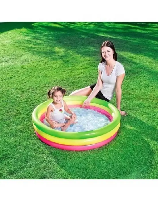 Omarı 3 Bölmeli Şişme Havuz Zemini