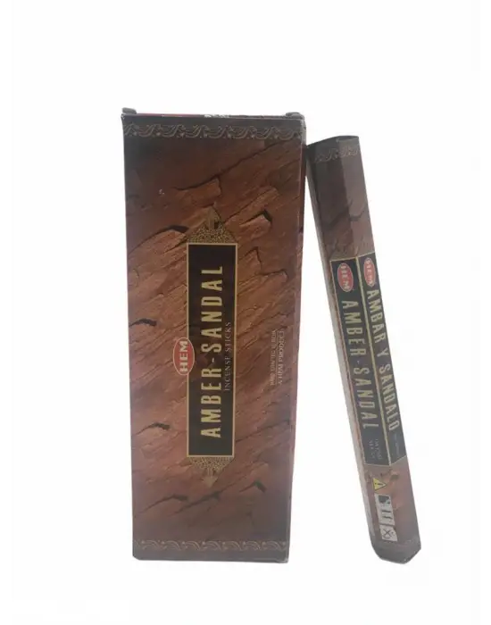 Hem Amber Sandal Aromalı Çubuk Tütsü