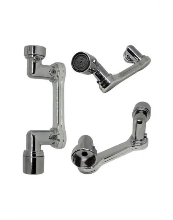 Her Yere Dönebilen Tasarruflu Mutfak Musluk Başlığı Ucu Musluk Ucu Oynar Başlıklı