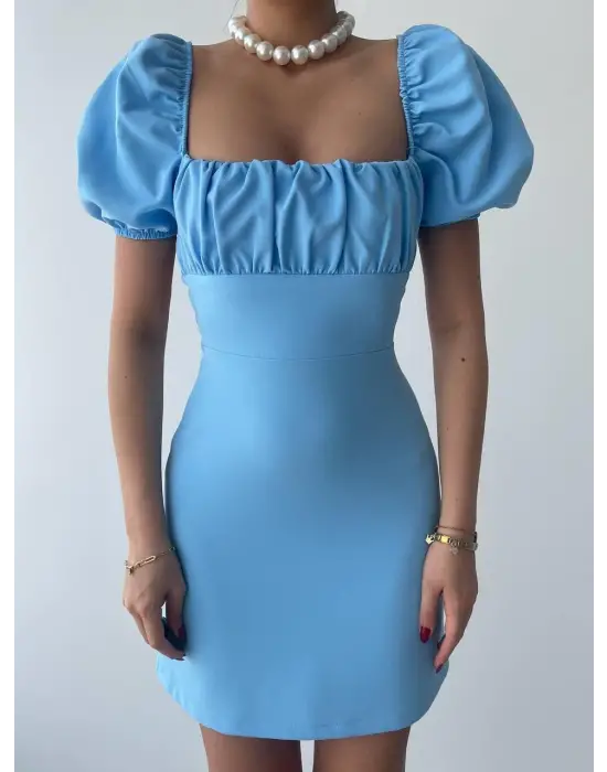 Hessen Sırt Dekolteli Elbise