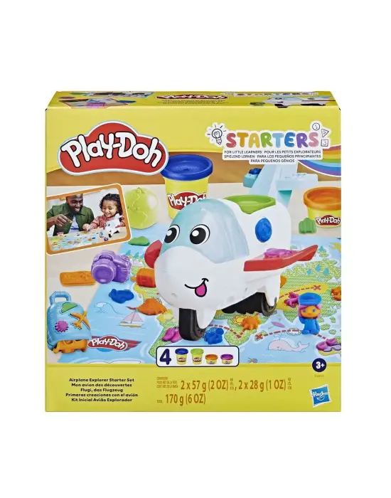 Omarı Renkli Play-Doh Uçak Modelleme Seti