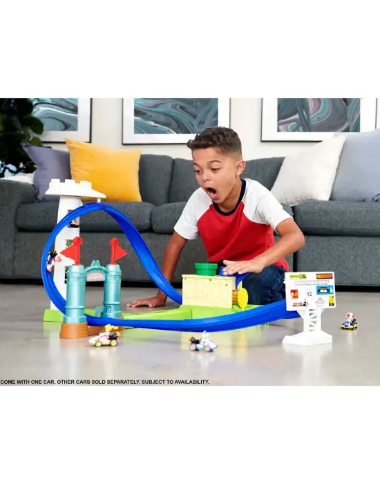 Omarı Mario Kart Keskin Dönüşler Pist Seti - Eğlence Dolu Yarış Heyecanı