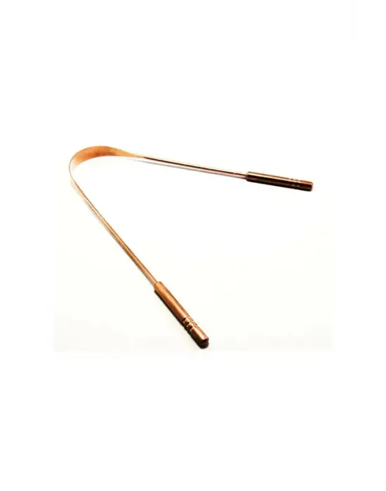 Hijyenik Dil Kazıyıcı Temizleme Dil Sıyırıcı Dil Temizleyici Bakır Hilal