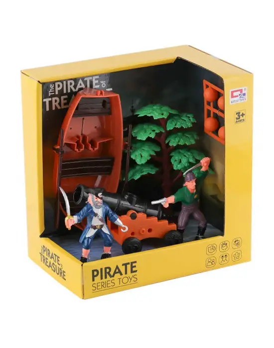 Omarı Denizde Macera Top Atan Kayık Korsan Oyun Seti