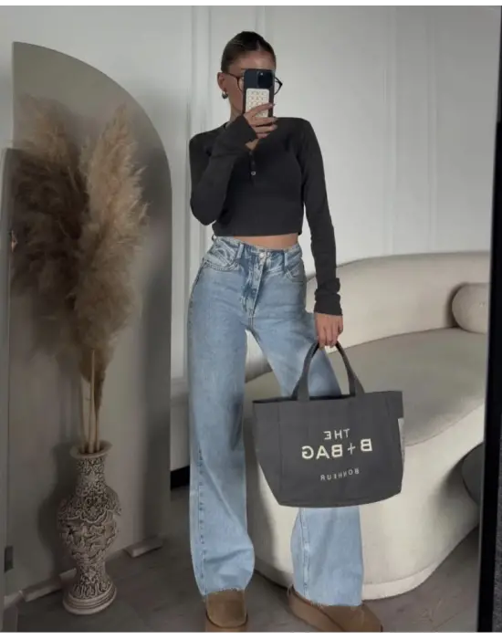 Omarı Hızlı Kuruyan Crop Üst