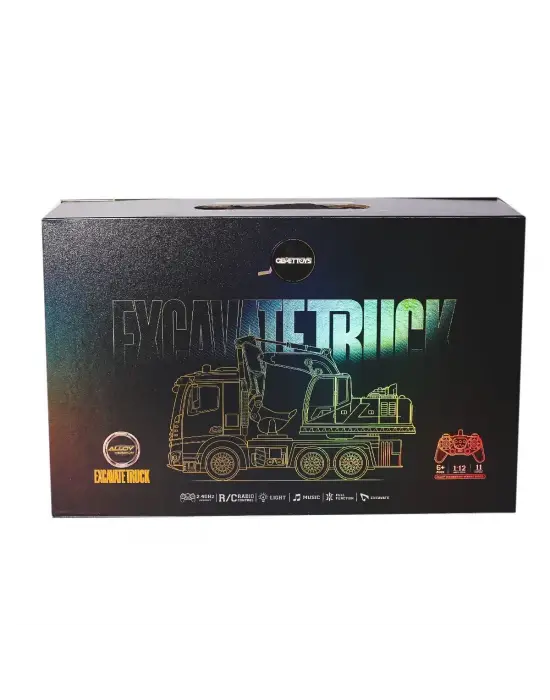 Omarı Kumandalı Metal Kazıcı Kamyon - Çocuk Oyuncakları