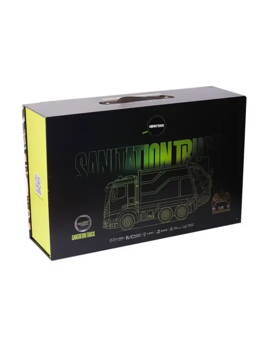 Omarı Metal Kumandalı Çöp Arabası - Çocuklar İçin Eğlenceli Oyun Aracı