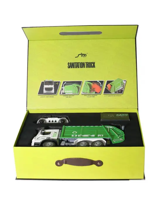 Omarı Metal Kumandalı Çöp Arabası - Çocuklar İçin Eğlenceli Oyun Aracı