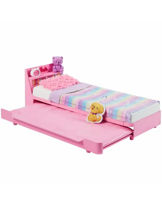 HMM64 My First Barbie - İlk Barbie Bebeğim - Barbienin Yatağı Oyun Seti