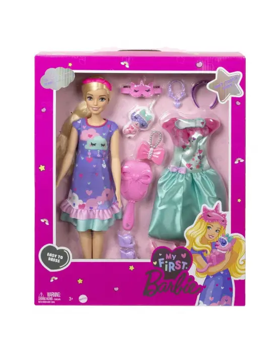 HMM66 My First Barbie - İlk Barbie Bebeğim - Delüks Bebek