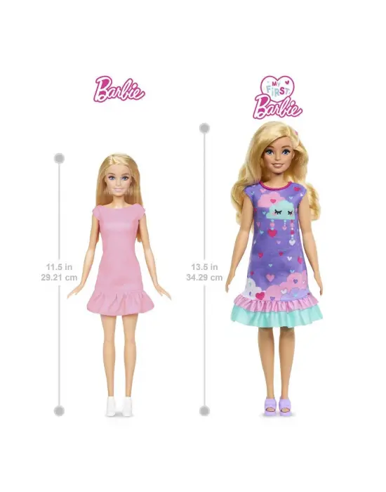 HMM66 My First Barbie - İlk Barbie Bebeğim - Delüks Bebek