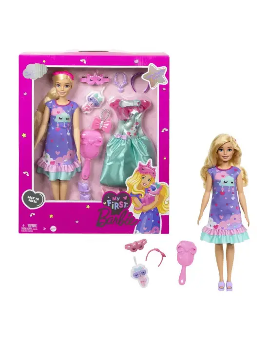 HMM66 My First Barbie - İlk Barbie Bebeğim - Delüks Bebek