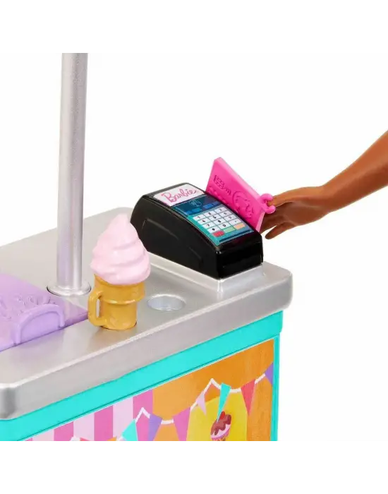 HNK99 Barbie Brooklyn ve Malibunun Sahildeki Yiyecek Standı