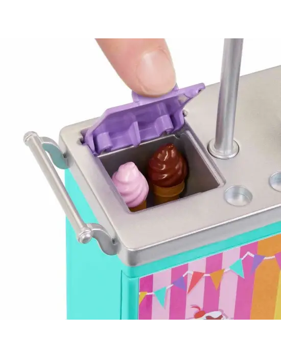 HNK99 Barbie Brooklyn ve Malibunun Sahildeki Yiyecek Standı