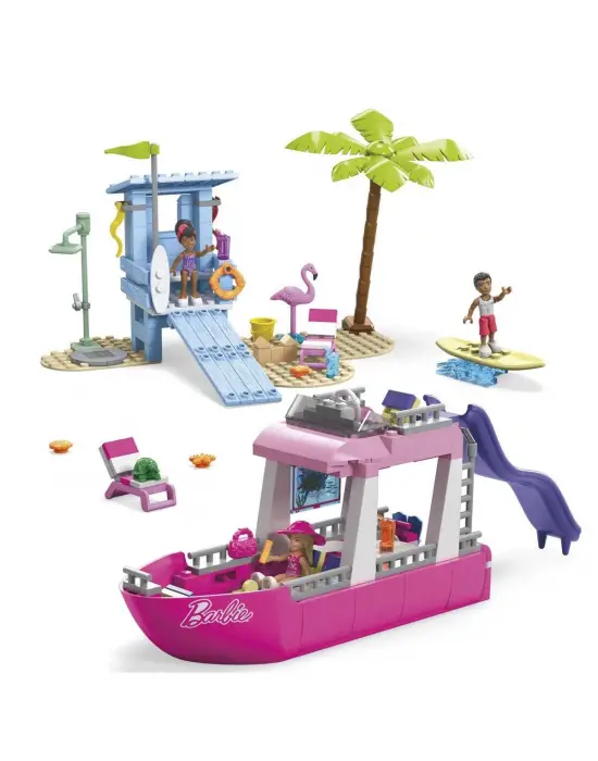 Omarı Parlak Renkli Malibu Rüya Teknesi Oyuncak Seti