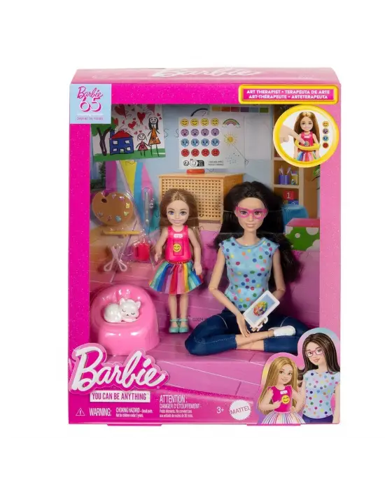 HRG48 Barbie ve Chelsea Sanat Atölyesi Oyun Seti