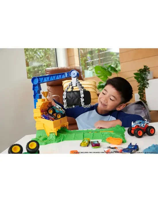 HTP18 Hot Wheels Monster Trucks Arenada Rhinomite Mücadelesi