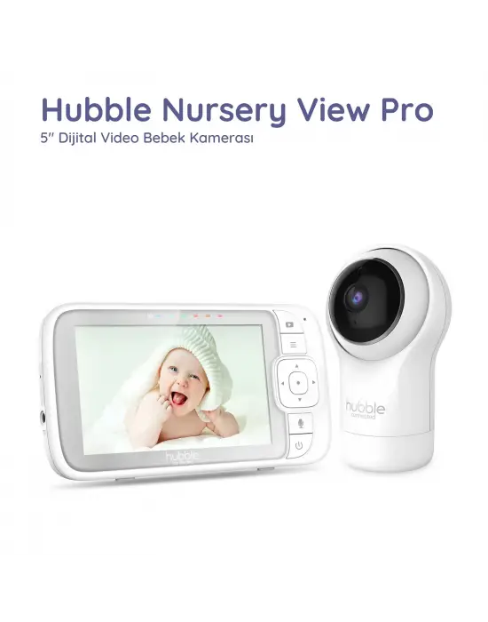 Hubble Nursery View Premium 5 Dijital Bebek Kamerası HBL19