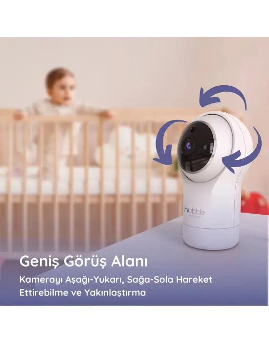 Hubble Nursery View Premium 5 Dijital Bebek Kamerası HBL19