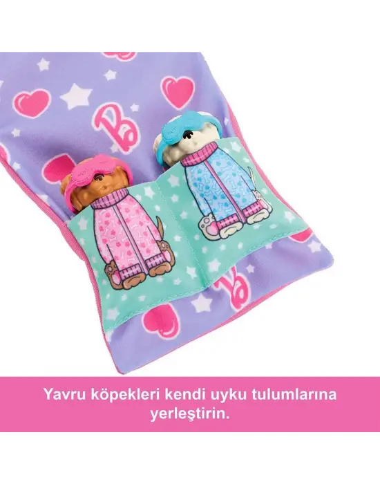 Omarı b ve Köpekçikleri Pijama Partisi Temalı Kız Çocuk Pijama Seti