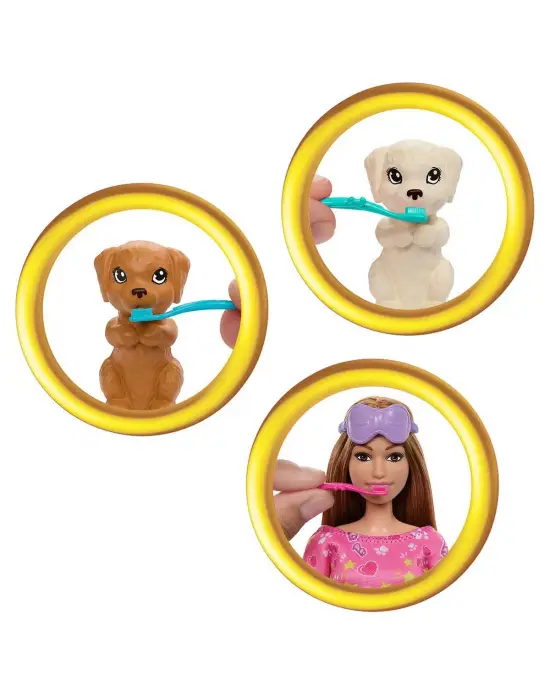 Omarı b ve Köpekçikleri Pijama Partisi Temalı Kız Çocuk Pijama Seti