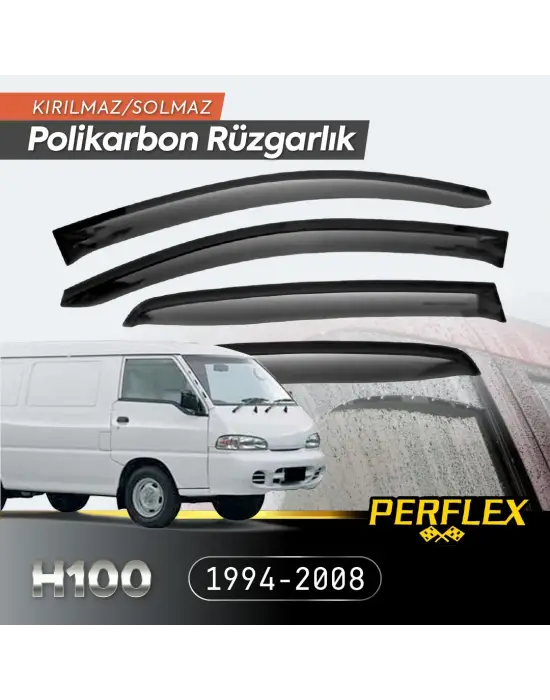 Hyundai H100 Minibüs 1994-2008 Cam Rüzgarlığı V2 Düz
