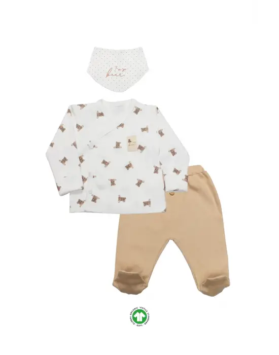 I Am So Bear 3lü Takım 13103 Bej-ekru