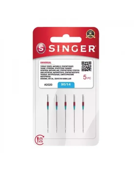 Omarı Hızlı ve Hassas Dikiş İçin Standart 14 Numara İğne Seti