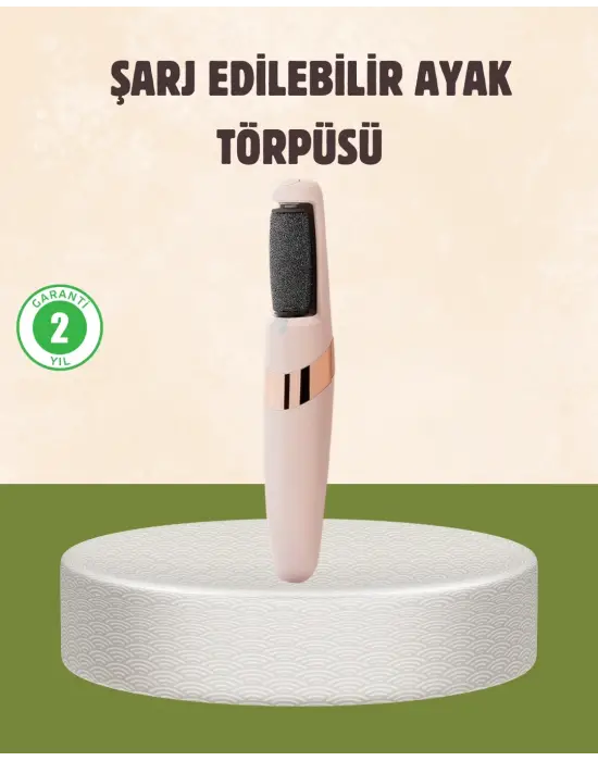 İki Hızlı Elektrikli Ayak Törpüsü Pürüzsüz Topuk Bakımı